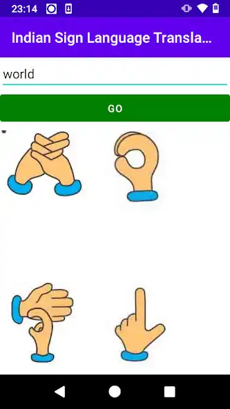 Play India Sign Language translator as an online game India Sign Language translator with UptoPlay