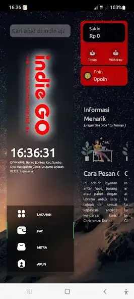 Play indieGO - Transportasi Online as an online game indieGO - Transportasi Online with UptoPlay