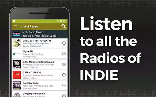 Play Indie Music Radio  and enjoy Indie Music Radio with UptoPlay