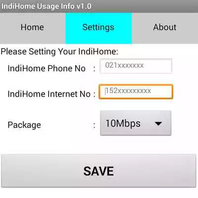 Play Indihome Usage Info