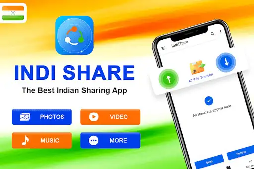 Play IndiShare - File Transfer, Share Videos Max  and enjoy IndiShare - File Transfer, Share Videos Max with UptoPlay