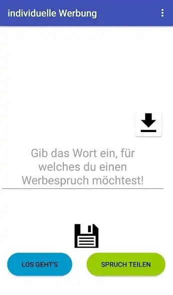 Play individuelle Werbesprüche  and enjoy individuelle Werbesprüche with UptoPlay