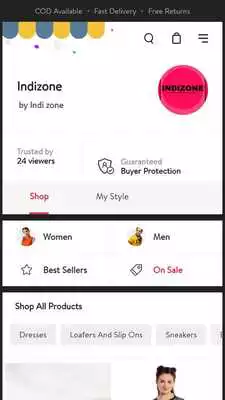 Play IndiZone- Shopping App And Search Engine