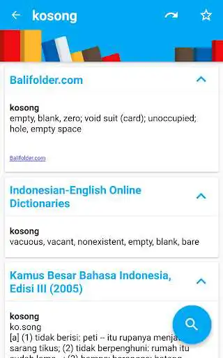 Play Indonesian Dictionary - Definition & Synonyms as an online game Indonesian Dictionary - Definition & Synonyms with UptoPlay