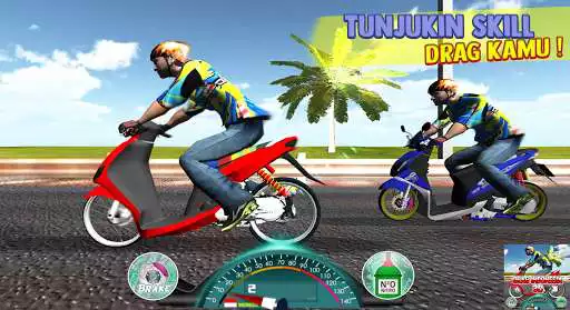 Play Indonesian Drag Bike Racing - Drag Indonesia 210m  and enjoy Indonesian Drag Bike Racing - Drag Indonesia 210m with UptoPlay