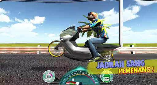 Play Indonesian Drag Bike Racing - Drag Indonesia 210m as an online game Indonesian Drag Bike Racing - Drag Indonesia 210m with UptoPlay