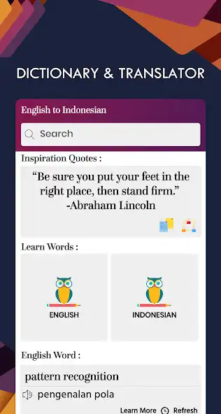 Play Indonesian English Translator - Free Dictionary as an online game Indonesian English Translator - Free Dictionary with UptoPlay