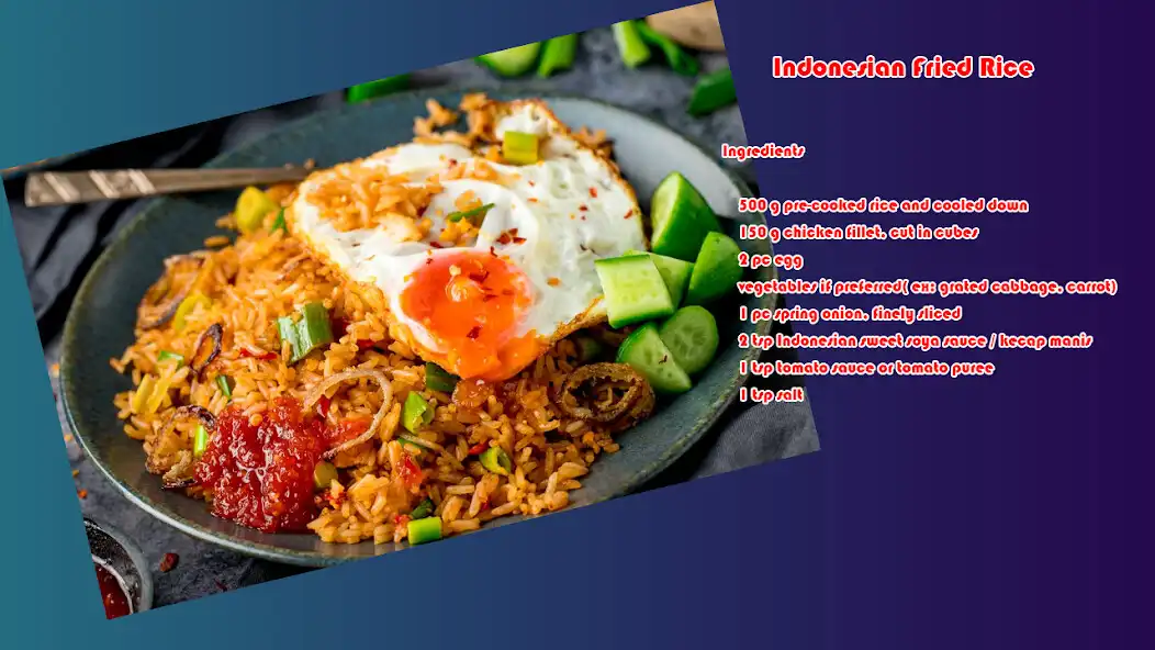 Play Indonesian Fried Rice  and enjoy Indonesian Fried Rice with UptoPlay
