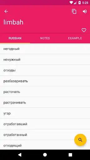 Play Indonesian Russian Dictionary