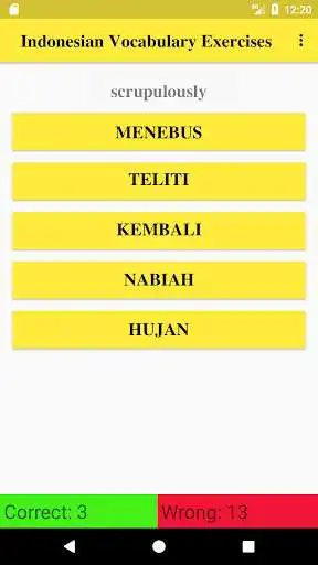 Play Indonesian Vocabulary Exercise as an online game Indonesian Vocabulary Exercise with UptoPlay