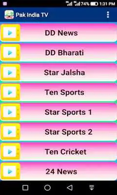 Play Indo Pak TV Channels