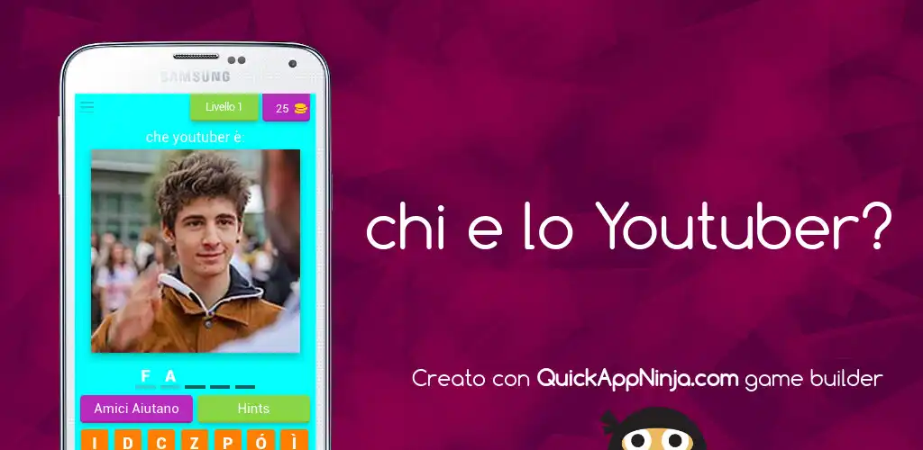 Play indovina lo youtuber as an online game indovina lo youtuber with UptoPlay