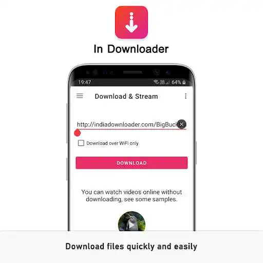 Play In Downloader - File play online & Video streaming  and enjoy In Downloader - File play online & Video streaming with UptoPlay