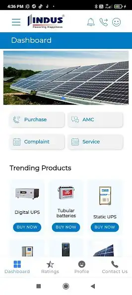 Play Indus Customer App as an online game Indus Customer App with UptoPlay
