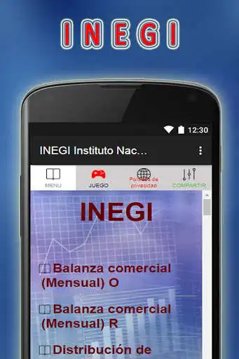 Play INEGI National Institute of Statistics Geography