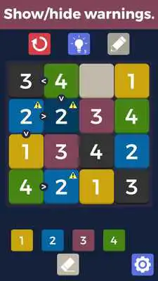 Play Inequality - Futoshiki