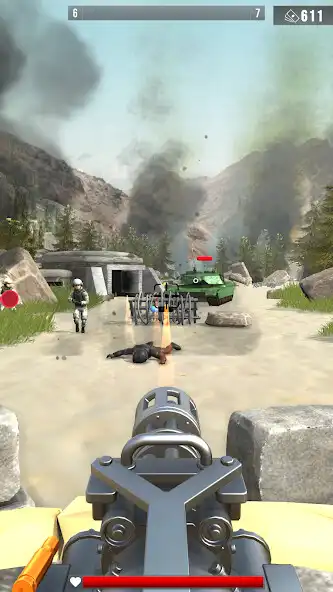 Play Infantry Attack: War 3D FPS as an online game Infantry Attack: War 3D FPS with UptoPlay