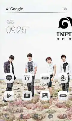 Play INFINITE back dodol theme