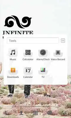 Play INFINITE back dodol theme