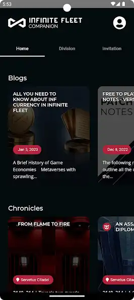Play Infinite Fleet Companion as an online game Infinite Fleet Companion with UptoPlay