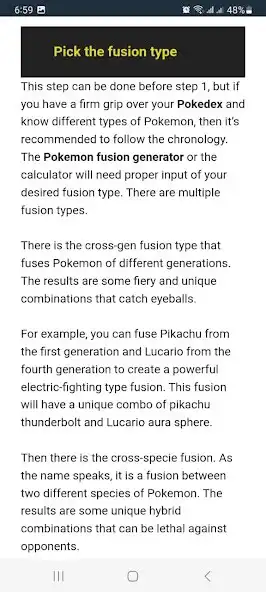 Play Infinite Fusion Calculator as an online game Infinite Fusion Calculator with UptoPlay