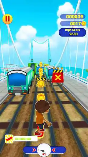 Play APK Infinite Railway Run: Crazy Endless Runner!  and enjoy Infinite Railway Run: Crazy Endless Runner! with UptoPlay subway.casual.boy.run