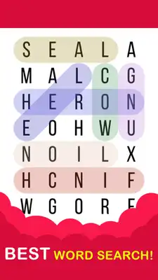 Play infinite word search puzzles