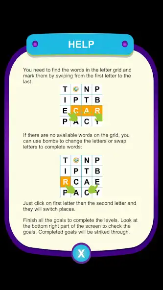 Play Infinite Words - Word Search as an online game Infinite Words - Word Search with UptoPlay