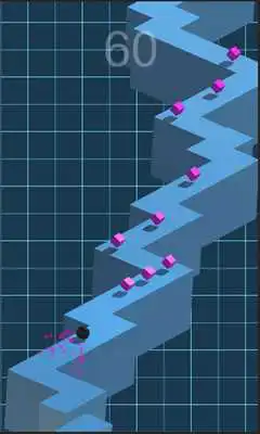 Play Infinite ZigZag Ball Survival