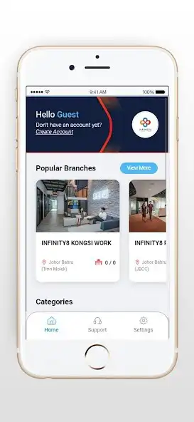 Play INFINITY8 Coworking Space as an online game INFINITY8 Coworking Space with UptoPlay