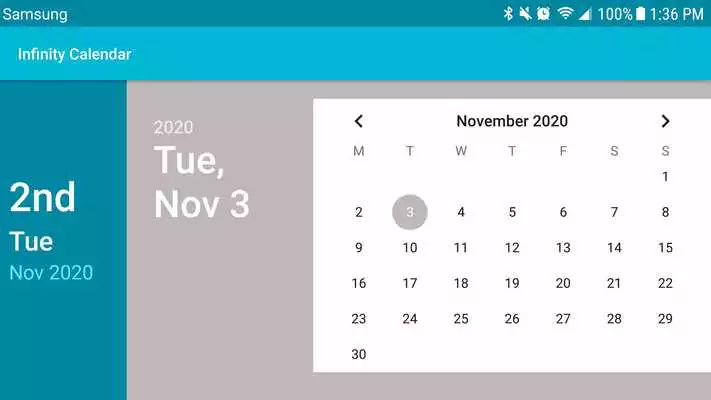 Play APK Infinity Calendar  and enjoy Infinity Calendar with UptoPlay com.smorik.InfinityCalendar