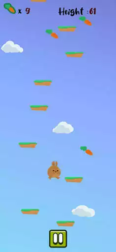 Play Infinity jump rabbit as an online game Infinity jump rabbit with UptoPlay
