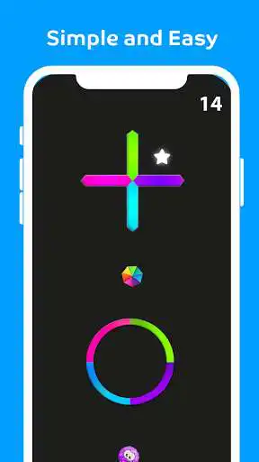 Play Infinity Leaping - a new color switching game as an online game Infinity Leaping - a new color switching game with UptoPlay