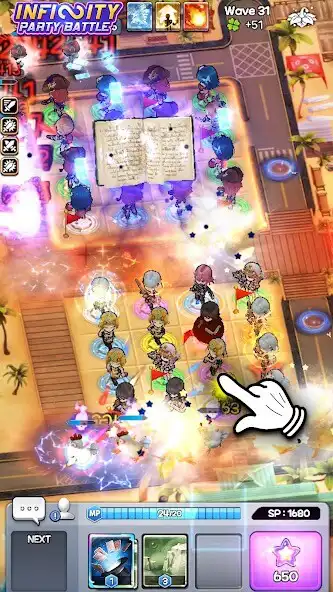 Play Infinity Party Battle: P2E TD as an online game Infinity Party Battle: P2E TD with UptoPlay