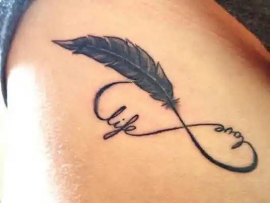 Play Infinity Tattoo Idea