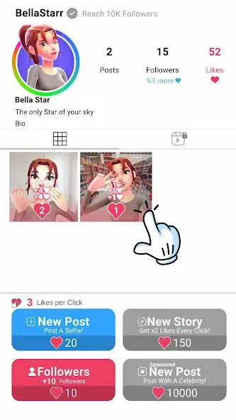 Play Influencer Clicker as an online game Influencer Clicker with UptoPlay