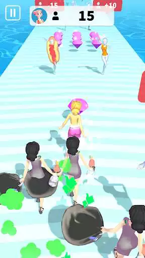 Play Influencer Run 3D as an online game Influencer Run 3D with UptoPlay