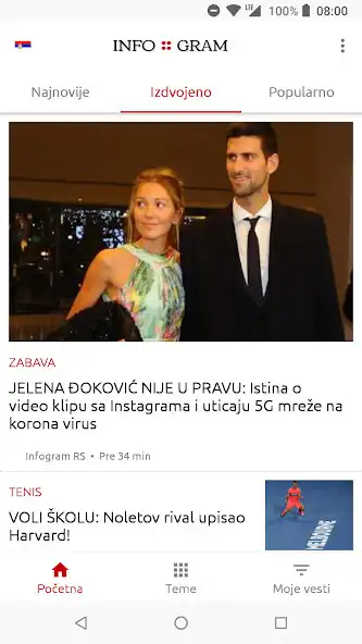 Play Infogram Srbija - Sve vesti na jednom mestu  and enjoy Infogram Srbija - Sve vesti na jednom mestu with UptoPlay