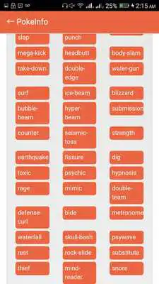 Play Info of Pokemon