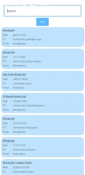 Play Informasi Data Mahasiswa  and enjoy Informasi Data Mahasiswa with UptoPlay