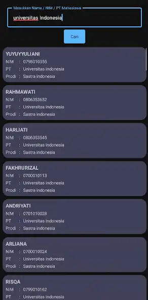 Play Informasi Data Mahasiswa as an online game Informasi Data Mahasiswa with UptoPlay