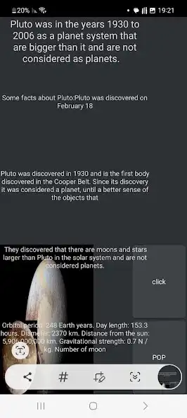 Play Information in space - Pluto as an online game Information in space - Pluto with UptoPlay