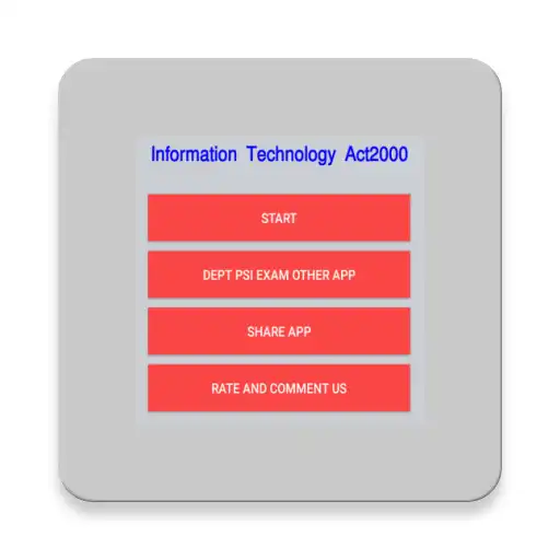 Run free android online Information Technology Act2000 APK