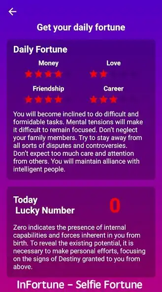 Play InFortune - Daily Selfie Fortune  and enjoy InFortune - Daily Selfie Fortune with UptoPlay