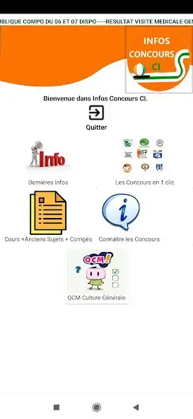 Play Infos Concours CI as an online game Infos Concours CI with UptoPlay