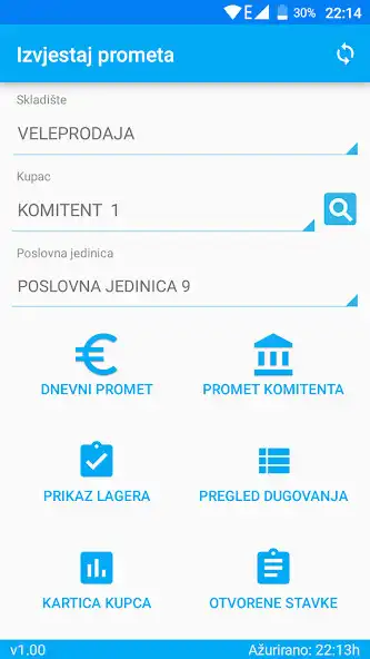 Play Infosistem Izvještaj prometa  and enjoy Infosistem Izvještaj prometa with UptoPlay