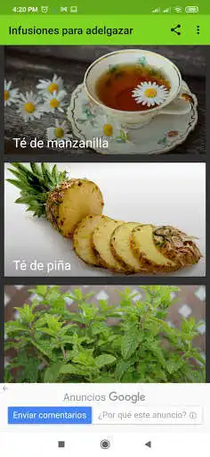 Play Infusiones para adelgazar as an online game Infusiones para adelgazar with UptoPlay