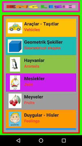 Play ingilizcekelimeler  and enjoy ingilizcekelimeler with UptoPlay