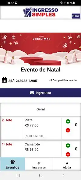 Play Ingresso Simples as an online game Ingresso Simples with UptoPlay