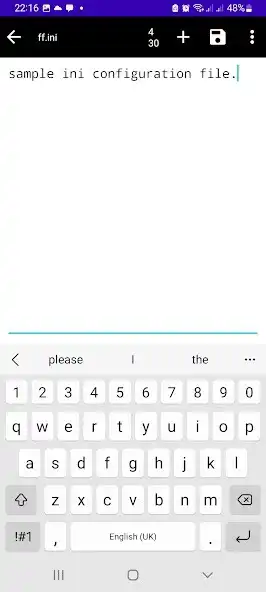 Play INI File Opener  Editor as an online game INI File Opener  Editor with UptoPlay